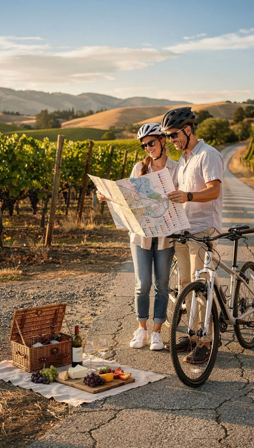 Historic landmarks along scenic route maps